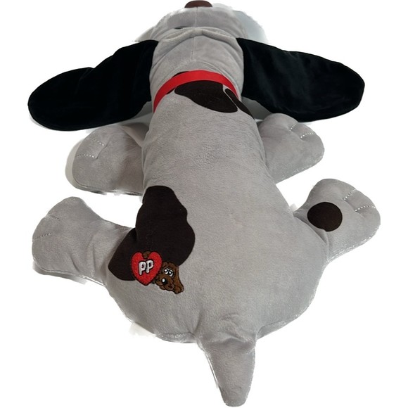Hasbro 2019 Pound Puppy Stuffed Animal plush toy dog gray 18' - Picture 4 of 11